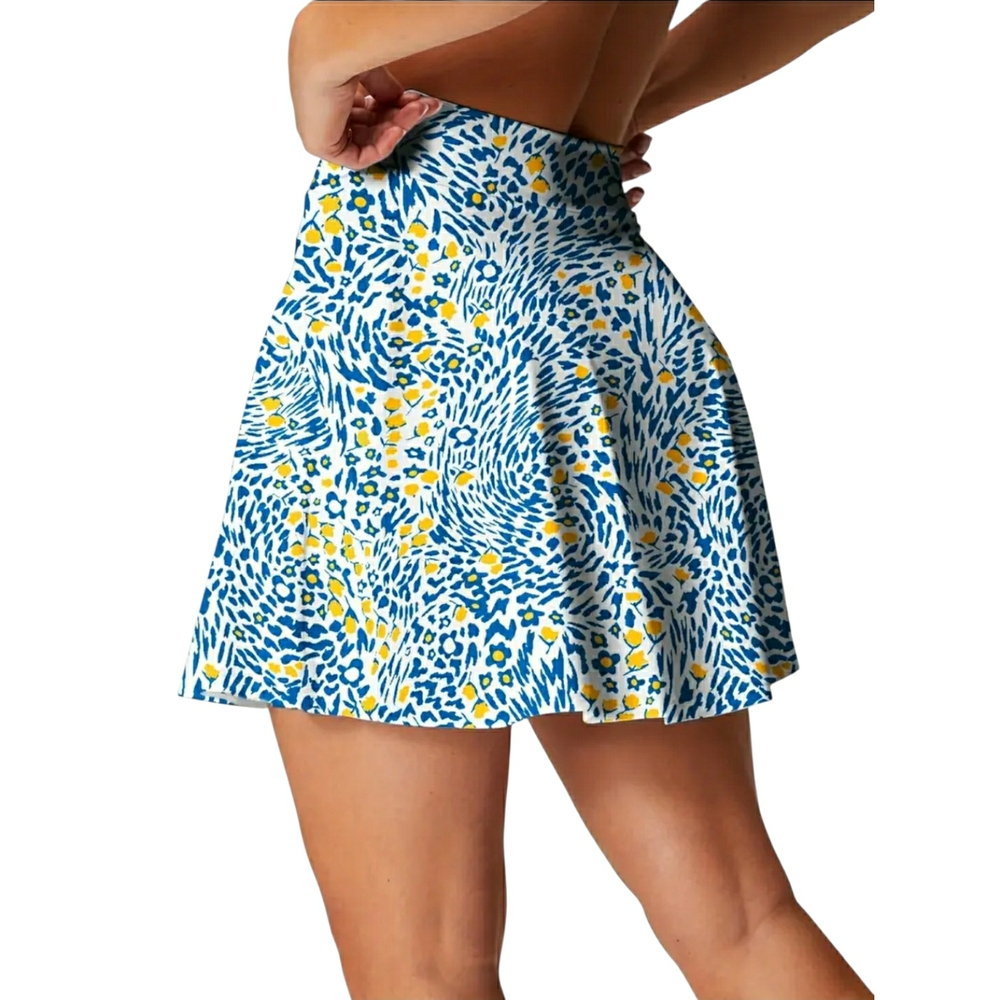 Floral Patterned Athletic Skort w/ Phone Pocket (XXL) NWT! - Picture 5 of 6